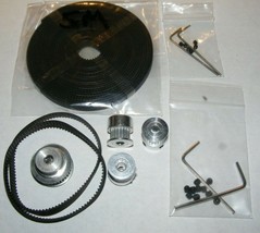 x3 20T &amp; x1 36T 5MM PULLEY &amp; 5 METER OPEN &amp; x2 188mm CLOSED BELT GT2 6MM... - $22.99