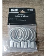 Bali  1 1/2&quot; Rings Curtain Rod Rings. Fits Rods up to 1&quot; Diameter. Gray - €8,45 EUR