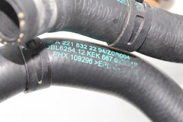 07-13 MERCEDES-BENZ W221 S550 S600 HEATER CONTROL VALVE & HOSES E4246 image 10