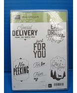 Stampin Up Stamps Set Merry Little Labels - $18.00