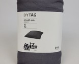 IKEA Dttag DYTÅG 100% Linen Pillowcase Dark Gray 26&quot;x26&quot; New  405.214.37 - $23.75