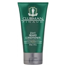 CLUBMAN 2-IN-1 BEARD CONDITIONER &amp; combination facial moisturizer 3OZ - $8.41