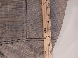 Levi Strauss & Co Spread Collar Men Shirt L Gray Short Sleeve Button Up 2-Pocket image 6