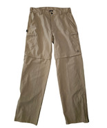 Vintage Nike Y2K ACG Convertible Men’s Pants Sz M (32) Tan Cargo Zip Off... - $71.66 CAD