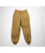 Vtg 50s 60s Streetwear Mens 30x31 Distressed Canvas Hunting Joggers Pant... - $98.95