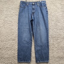 Levis &#39;94 Baggy Jeans Womens 33x29.5 Blue Straight Medium Wash Denim - $29.65