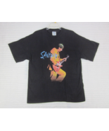 SANTANA &quot;Super Natural&quot; 2000 Concert Tour T-Shirt Black Cotton (L) Vinta... - $99.00