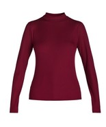Womens Redish No Boundaries Ribbed Mock Neck Top with Long Sleeves size ... - $17.97 CAD