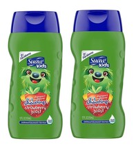 2 Pack Suave Kids 2-in-1 Shampoo Conditioner Smoothing Strawberry Blast 12 Oz - £15.45 GBP