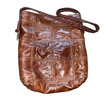 Handmade Upcycled Vintage Patchwork Genuine Leather Purse Roped Belt Strap  - £29.18 GBP