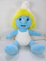 Build A Bear Smurfette  Plush Smurfs  18&quot; BAB BABW Stuffed Animal Toy - £8.88 GBP