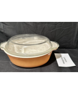 Vintage Anchor Hocking Fire King 467 Peach Lustre 1.5 QT Oven Bake ware ... - £26.64 GBP