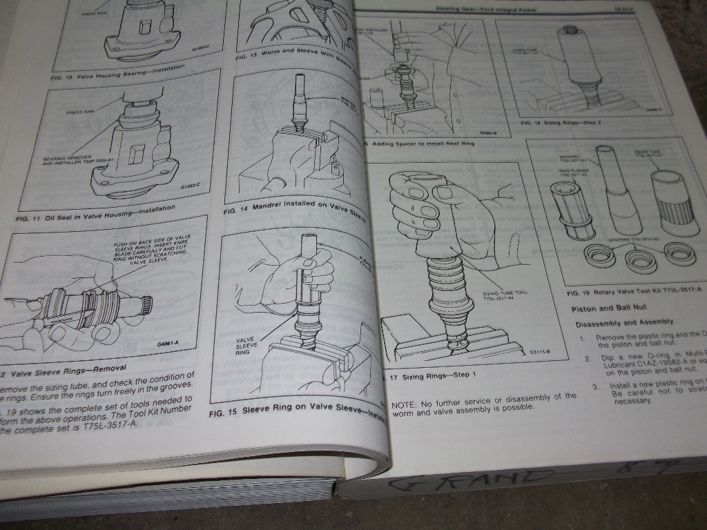 1987 Ford Corona Victoria & Mercury Grand Marquis Servizio Shop Repair Manual Item image 2