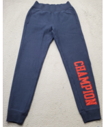 Champion Reverse Weave Jogger Pants Womens XS Blue Fleece Lined Comfort ... - $43.20 CAD