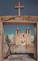 Old Mission Church Ranchos De Taos New Mexico NM Postcard C32 - $2.99