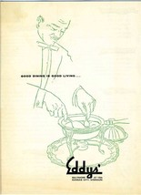 Eddy&#39;s Supper Club Menu Baltimore at 13th Kansas City Missouri 1960 - £66.68 GBP