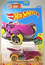 2016 Hot Wheels Treasure Hunt #250 Dino Riders 5/5 T-REXTROYER Purple Yellow Whl - £7.90 GBP