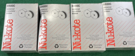 Lot of 4 Nukote Universal Black/Red Calculator Ribbon Spools PR-511 BR80C R3027 - £10.25 GBP