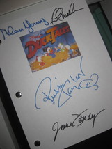 DuckTales 1987 Signed TV Script Screenplay Autographs Russi Taylor Alan Young Ju - $19.99