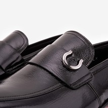 The Blackwell Black Patent Bit Loafer Men Shoe image 3