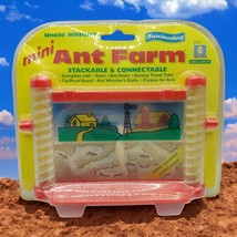 Uncle Milton&#39;s Mini Ant Farm Red Stackable &amp; Connectable New Sealed Ages 6+ - $25.43 CAD