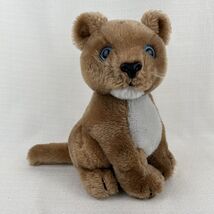 R. Dakin 1978 10” Leopard Cat Cheetah Blue Eyes Plush Stuffed Animal Cub... - $7.99