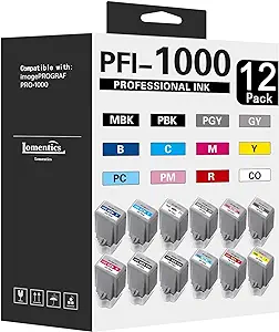 Pfi-1000 Ink (12Pack,80Ml) - Compatible Replacement For Canon Pro 1000 I... - $1,035.99
