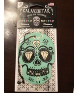 Calaveritas Odor Exterminator CAR Air Freshener Blue Money Sugar Skull NEW - £2.35 GBP