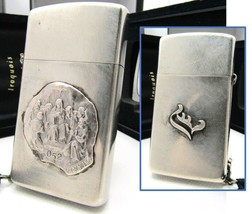 Iroquois Garden of eden Double Sides Metal ZIPPO Distressed Finish 2005 Unfired - £61.50 GBP