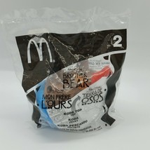 Mc Donald&#39;s Brother Bear Happy Meal Toy #2 Koda Top 2003 Sealed - £7.65 GBP