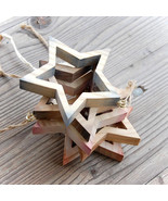 Morning Wooden Star with Crystal - £21.91 GBP+