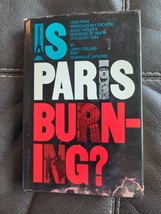 Is Paris Burning? Larry Collins Hardcover DJ Book Club Edition Vintage 1965 - £18.97 GBP