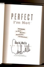 David Wells Perfect im Not SIGNED Book 1st Edition Hardcover - £64.00 GBP