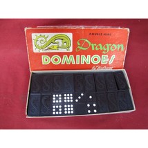 Vintage Halsam Double Nine Dragon Dominoes Set in Box - $24.74