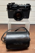 Yashica Electro 35 GT Black 35mm film camera w/ 2 add on lenses wide angle - $110.25