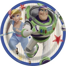 Disney Toy Story 4 Movie 7 Inch Round Dessert Plates 8 Per Package New - $101.51 MXN