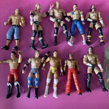 Lot If 10 Wwe WWF Wrestling Action Figures Broken Hands  Heavily Played ... - $14.00