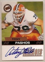Tony Pashos signed autographed Football card - $9.65