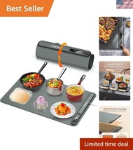 Versatile Rollable Warming Tray - Full Surface Heating for Parties &amp; Gat... - $980.80 MXN