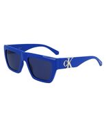 New CALVIN KLEIN JEANS CKJ-23653S 400 Blue Sunglasses with Blue Lenses - $69.25