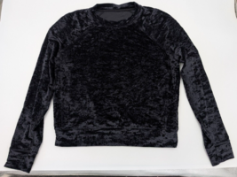 Lululemon Interstellar Velour Velvet Warm Down Pullover Top Cropped Wome... - £24.05 GBP