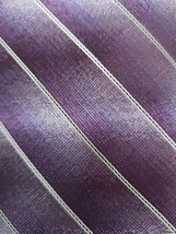 Pierre Cardin ~ Slim ~ Handmade ~ 58&quot; Long ~ Purple Multicolored Necktie - £11.76 GBP