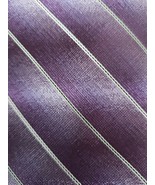 Pierre Cardin ~ Slim ~ Handmade ~ 58&quot; Long ~ Purple Multicolored Necktie - $14.96