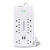 CyberPower CSP806U Professional Surge Protector, 3000J/125V, 15A, 8 Outl... - £44.31 GBP