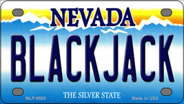 Black Jack Nevada Novelty Mini Metal License Plate Tag - $14.95