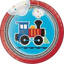 All Aboard Train Party Dessert Plates (8) - $2.10
