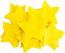 Playfully Ever After 1 Inch 140pc Felt Stars (Yellow) - $19.57