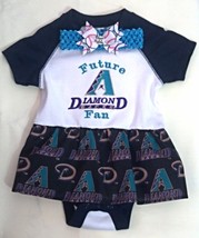Embroidered Infant Bodysuit Skirt Arizona Diamondbacks Future Fan Retro ... - $21.95