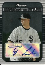2005 Bowman Draft Signs Of The Future Tyler Lumsden SDF-TL White Sox - £2.74 GBP