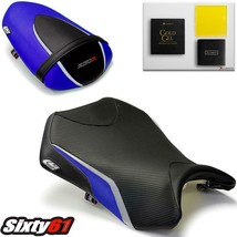 Kawasaki Ninja 250R Seat Covers with Gel 2008-2010 2011 2012 Luimoto Blue Black - £228.39 GBP